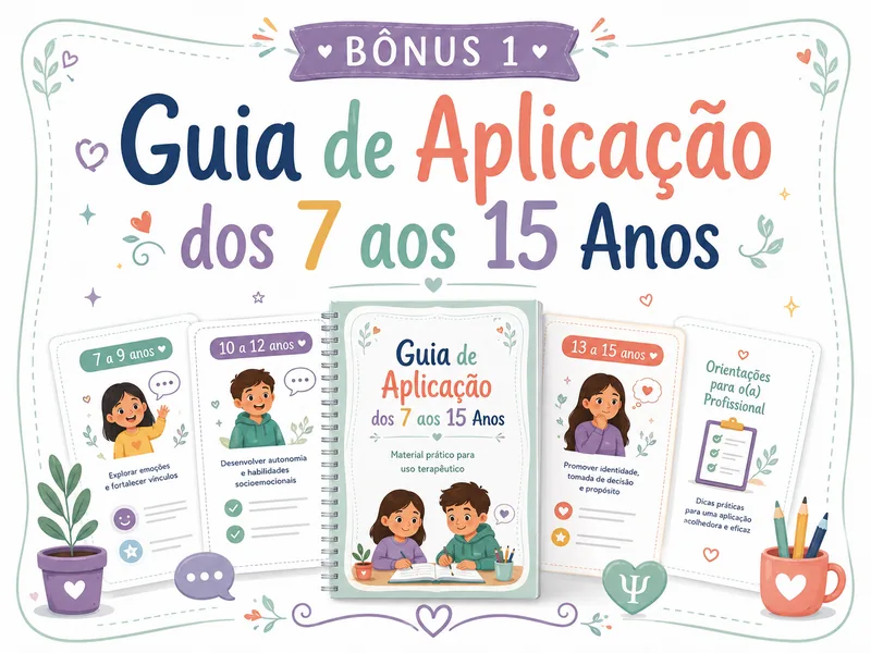 ✨ BÔNUS 1 ✨ - Guia de Aplicação dos 7 aos 15 Anos