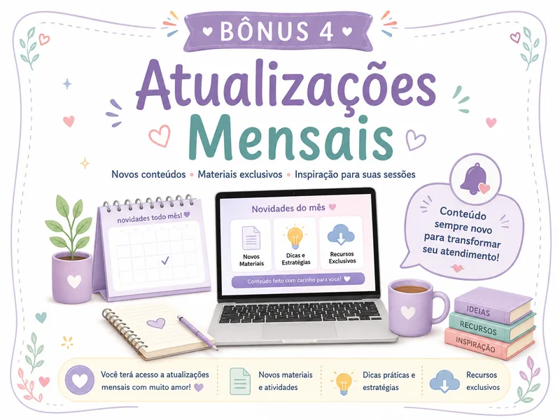 ✨ BÔNUS 4 ✨ - Atualizações Mensais